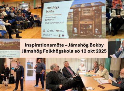 Anoteket i Jämshög 12 okt – Planering av Bokbyfestival