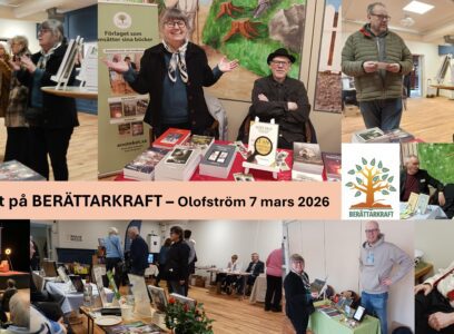 Anoteket med bokbord på Blekinge bokmässa i Olofström 7 mars