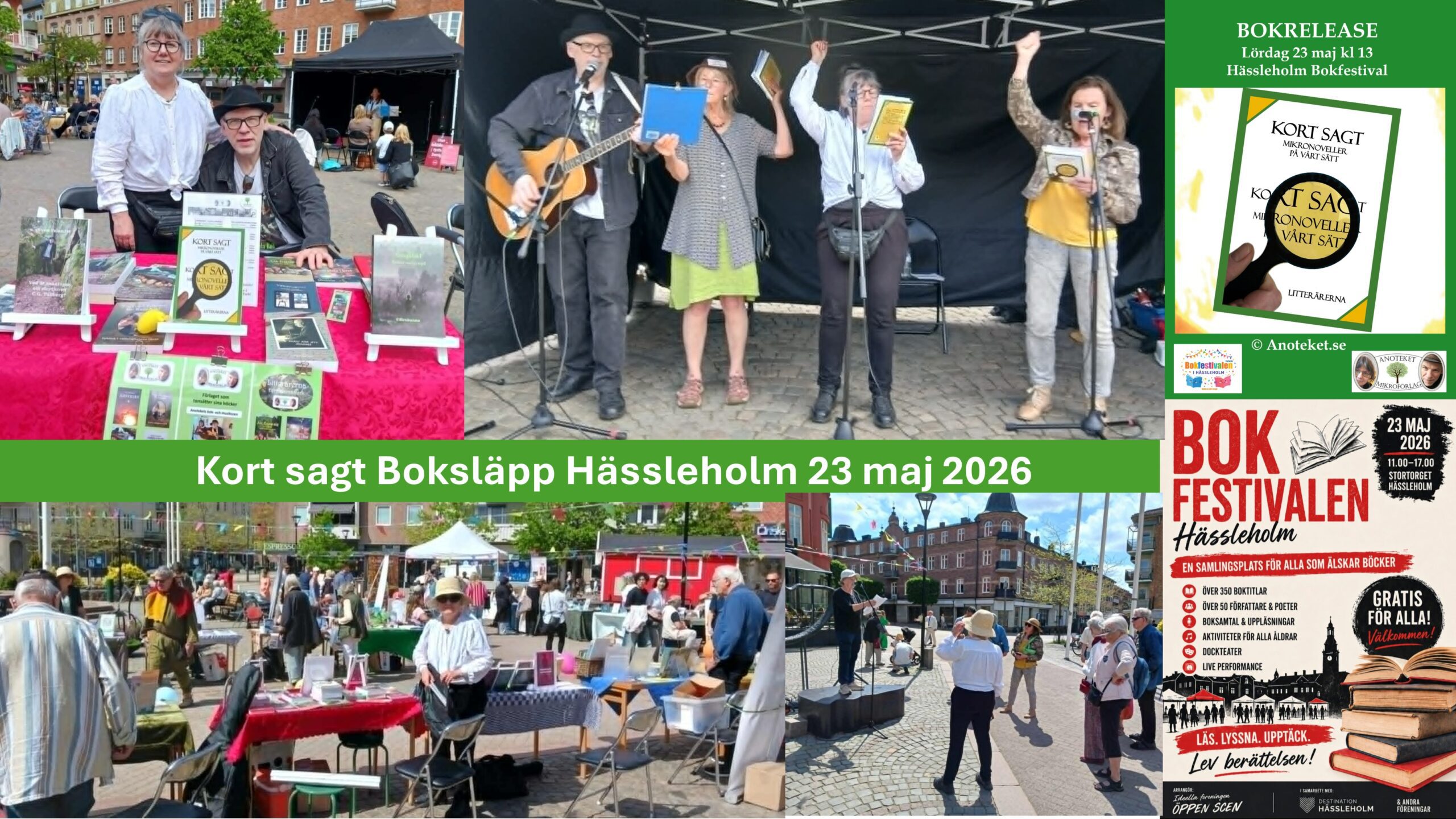 Kort sagt – Mikronoveller landade i Hässleholm 23 maj