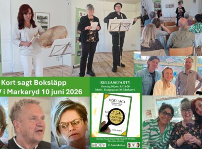 Kort sagt – Mikronoveller landade i Markaryd 10 juni