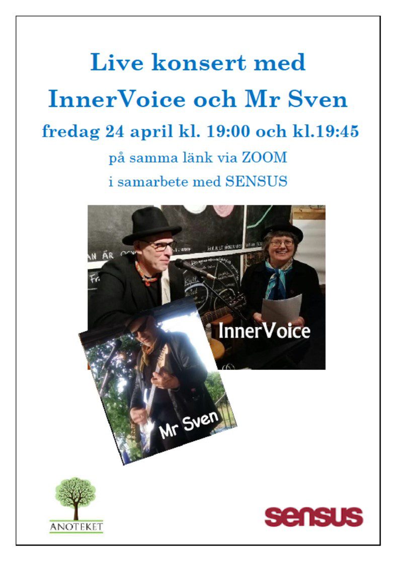 Fredagsmys live med InnerVoice och Mr Sven